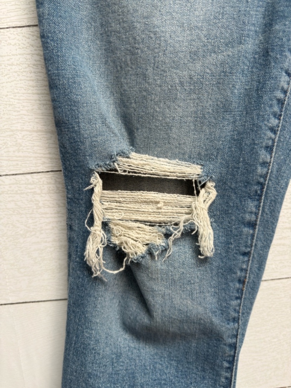 Madewell The Perfect Vintage Jean Light Wash Distressed High Rise Sz 29 / 8 - Picture 6 of 14